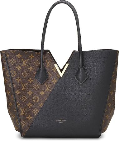 Amazon.com: Louis Vuitton, Pre-Loved Monogram Canvas & Black Leather Kimono MM, Black : Luxury Stores