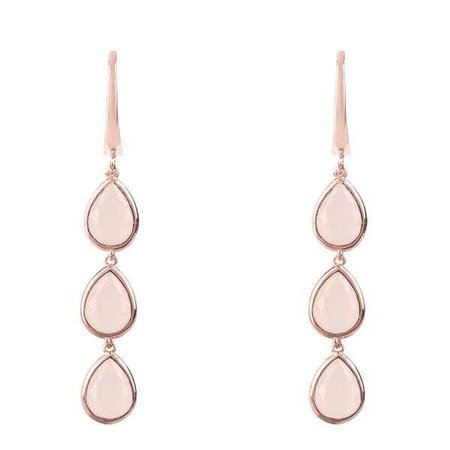 Fashiontage - Gold Sterling Silver Hoop Drop Earring - 954871218237