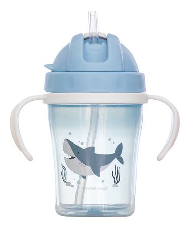 Blue Shark Straw Sippy Cup | Best Price and Reviews | Zulily