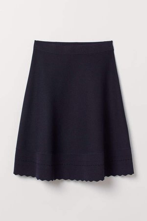 Flared Skirt - Blue