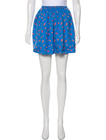 girl. by Band of Outsiders Silk Printed Skirt - Clothing - GRL20868 | The RealReal