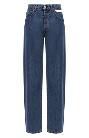 Женские синие джинсы FORTE DEI MARMI COUTURE — купить за 32250 руб. в интернет-магазине ЦУМ, арт. 21WF1056