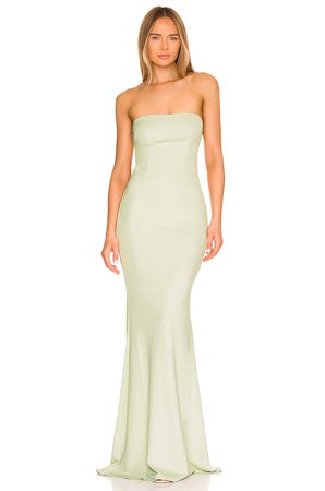 Katie May Mary Kate Gown in Sage | REVOLVE