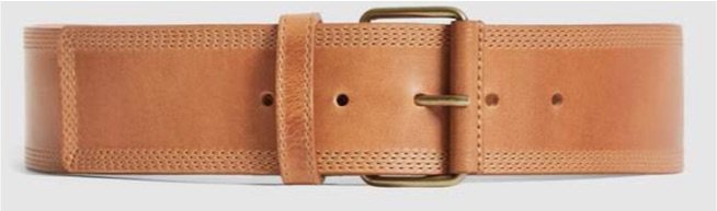 Reiss Lou Leather Waist Belt