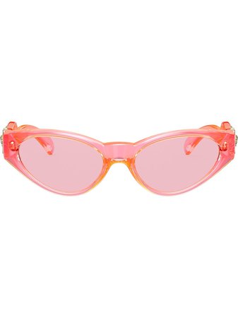 Versace Eyewear Oval Frames Sunglasses