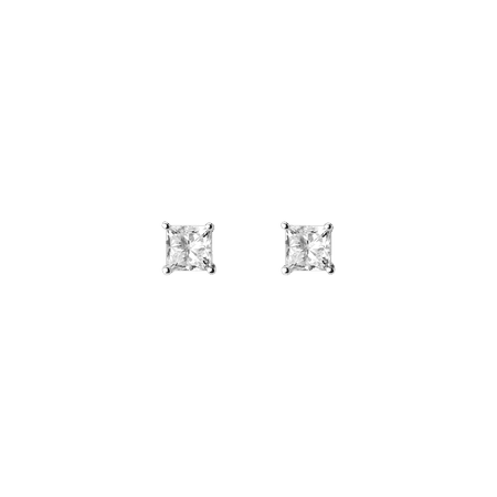 Large Diamond Stud Earrings