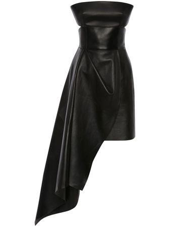 Alexander McQueen Asymmetric Hem Midi Dress - Farfetch