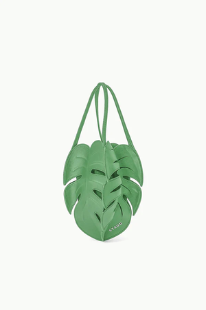 staud bag tropical leaf