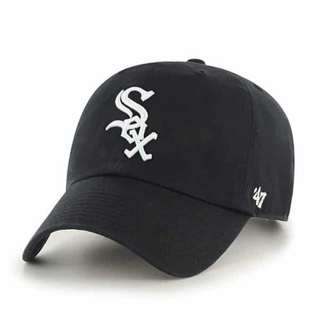Chicago White Sox 47 Brand Home Black Clean Up Adjustable Hat - Detroit Game Gear