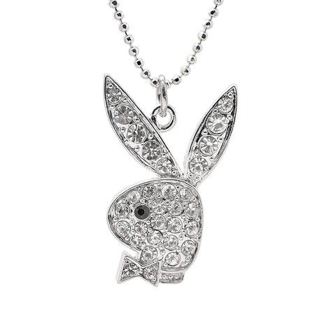 chelseachicNYC Dandy Rhinestone Playful Bunny Necklace – stylefashionforever