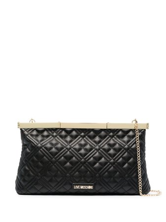 Love Moschino Quilted faux-leather Crossbody Bag - Farfetch