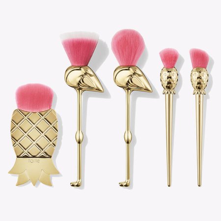let's flamingle brush set | Tarte Cosmetics