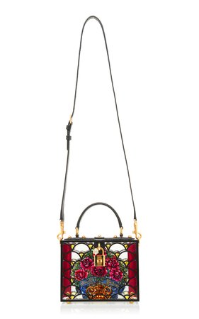 Dolce Box Floral-Print Plexi Bag by Dolce & Gabbana | Moda Operandi