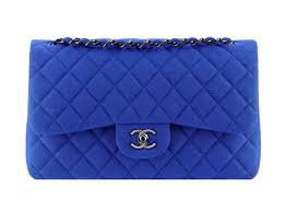 chanel purse  royal blue