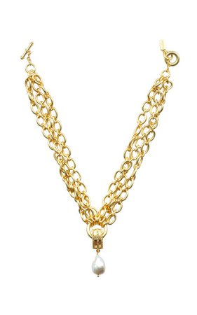 Chloe 24K Gold-Plated Necklace by VALÉRE