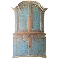 18th Century Swedish Rococo Cabinet For Sale at 1stdibs