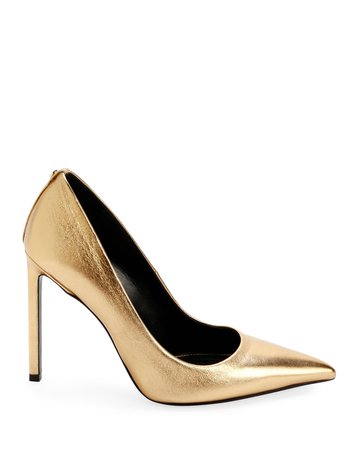 TOM FORD Laminated Leather 105mm Pumps