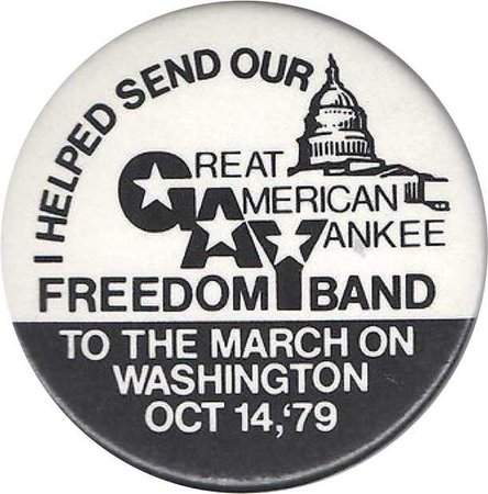 gay freedom band pin