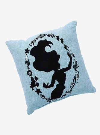 Disney The Little Mermaid Silhouette Tapestry Pillow