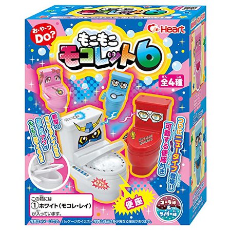 Amazon.com : Japanese Candy in A Toilet New Version 6 soda pop & Kola Flavor Candy Powder Drink Toy Toilet 1 Pack : Grocery & Gourmet Food