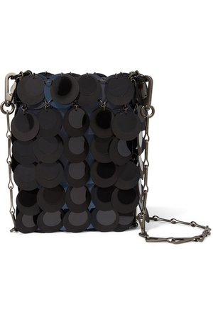Paco Rabanne | Sparkle 1969 mini sequined faux leather shoulder bag | NET-A-PORTER.COM