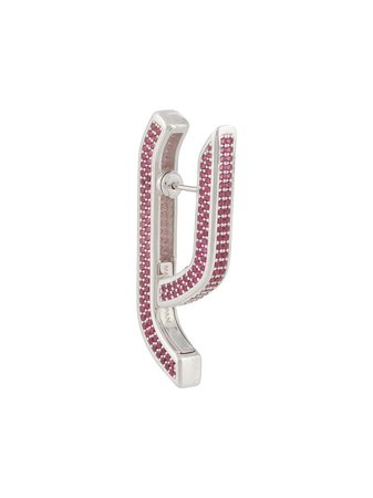 Ambush Crystal Embellished Earrings 12112132 Pink | Farfetch