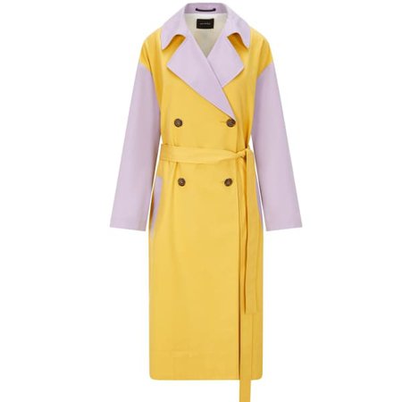Pastel Colourblock Trench | Palones | Wolf & Badger