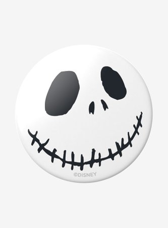 PopSockets The Nightmare Before Christmas Jack Skellington Face Phone Grip & Stand