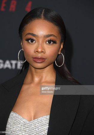 Skai Jackson arrives at the Los Angeles Premiere Of Lionsgate's "John... News Photo - Getty Images