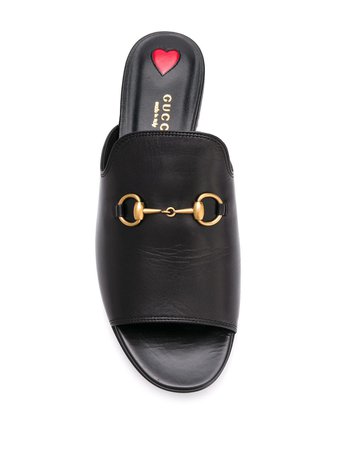 Gucci Slip-on Horsebit Buckle Sandals | Farfetch.com