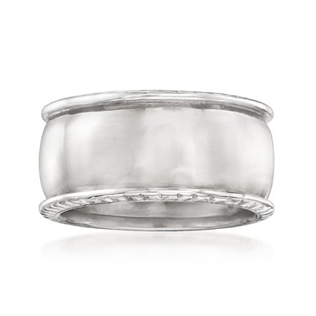 Ross-Simons Italian Sterling Silver Wide Ring