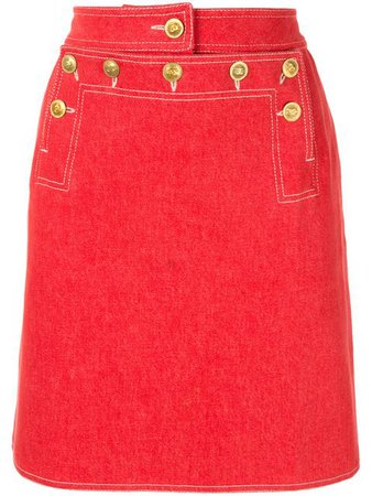 Chanel Vintage CC Logos Skirt - Farfetch