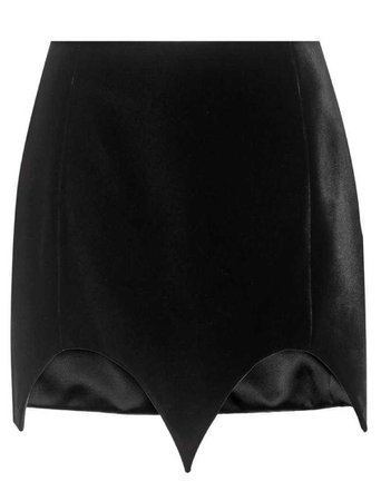 Saint Laurent Bat Hem Skirt