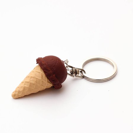 chocolate ice-cream key chain