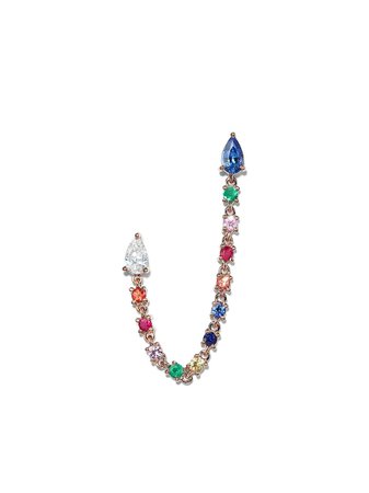 Anita Ko 18kt Rose Gold Diamond Single Earring - Farfetch