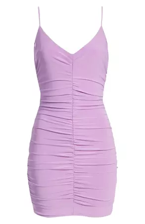 Jump Apparel Ruched Jersey Minidress | Nordstrom