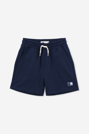 Navy cotton on shorts