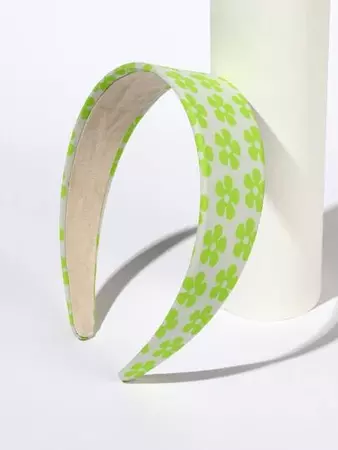 green floral headband