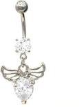 angel belly button ring - Google Search