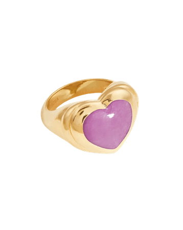 Missoma - Jelly Heart Gemstone Ring