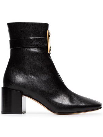 Givenchy Black 4G Leather Ankle Boots - Farfetch