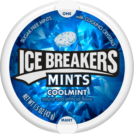 Ice Breakers Sugar Free Mints in Coolmint,