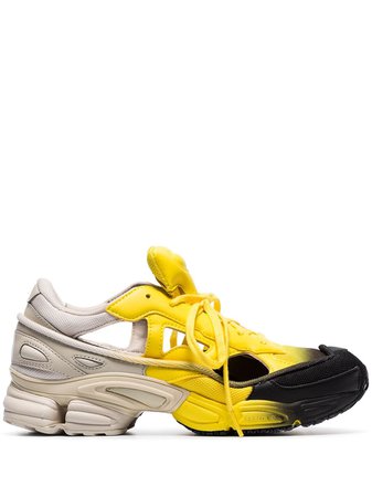 Adidas By Raf Simons black, Yellow And Grey RS Replicant Ozweego Sneakers - Farfetch