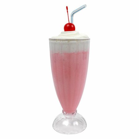 Fake Acrylic Strawberry Shake