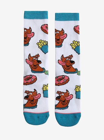 Scooby-Doo Donuts & Fries Crew Socks