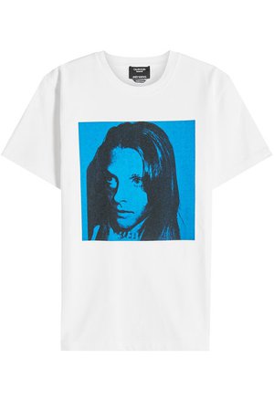 T-shirt en coton avec imprimé - CALVIN KLEIN 205W39NYC | WOMEN | FR STYLEBOP.COM