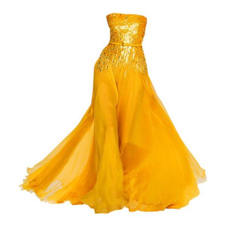 Yellow-Orange Gown
