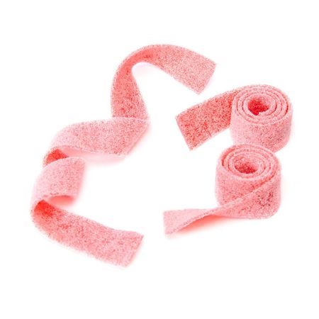 Dorval Sour Power Belts Candy - Pink Lemonade: 150-Piece Tub | Candy Warehouse
