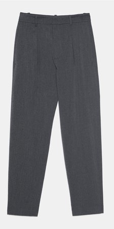 grey zara pants