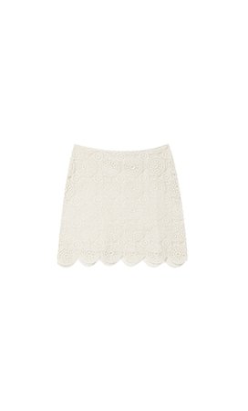 Crochet mini skirt - Women's Just in | Stradivarius United States